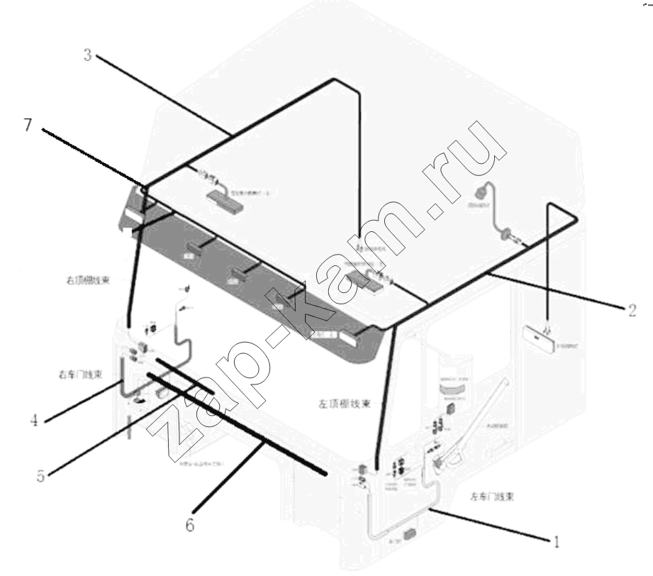Схема/чертеж: WIRING / Shaanxi Shacman SX5318GJBDT386TL