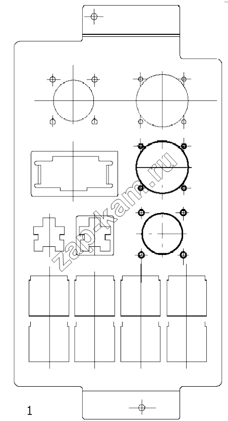 Схема/чертеж: DIAGNOSTIC INTERFACE DEVICE BOARD / Shaanxi Shacman SX5318GJBDT386TL