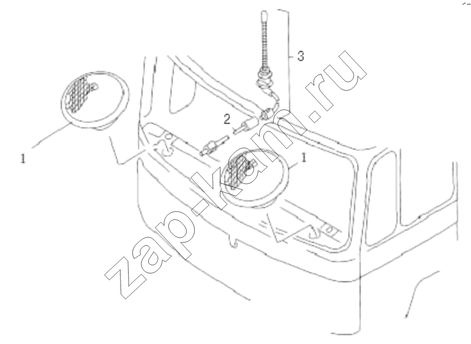 Схема/чертеж: RADIO LOUDHAILER TRANSFORMER WIRE / Shaanxi Shacman SX5318GJBDT386TL