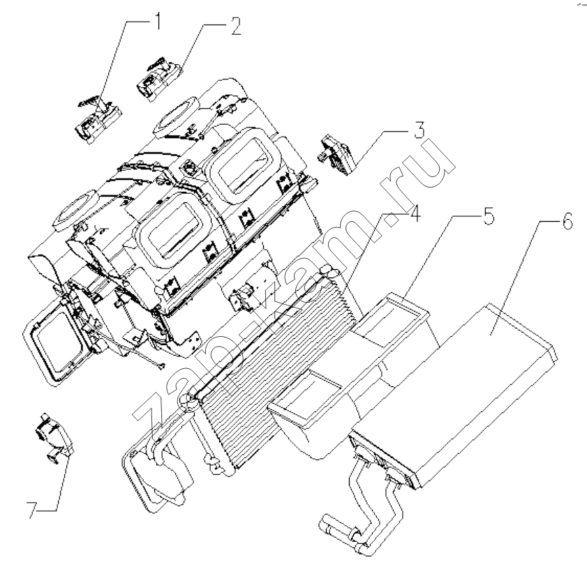 Схема/чертеж: AIR SYSTEM / Shaanxi Shacman SX5318GJBDT386TL