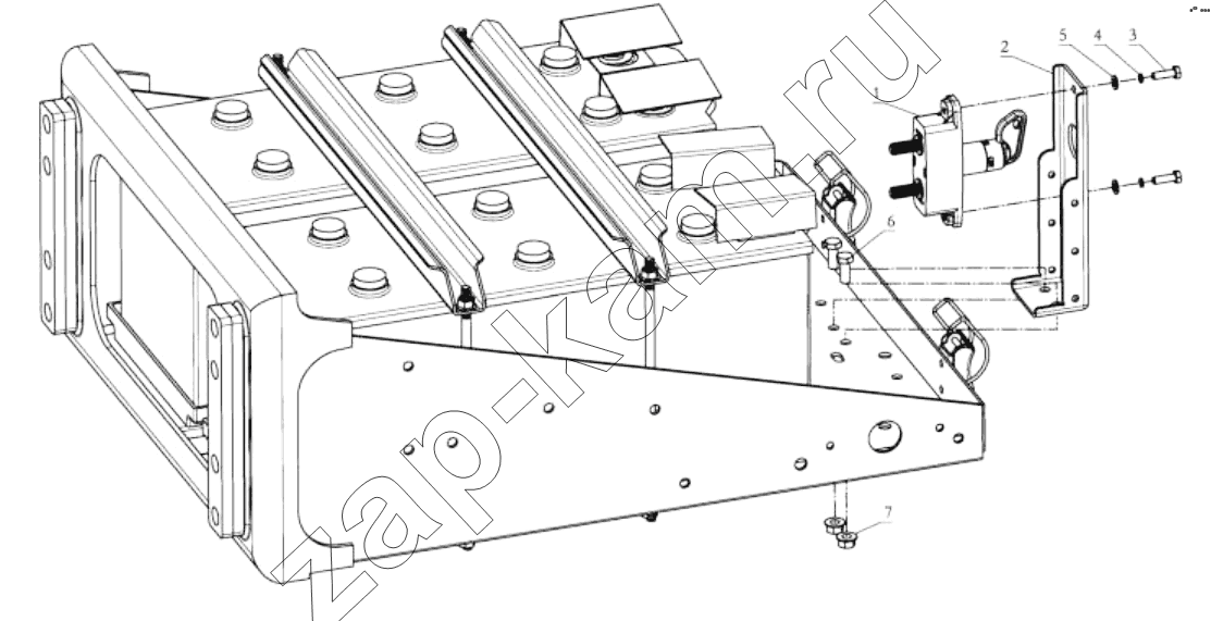 Схема/чертеж: MAIN BATTERY SWITCH / Shaanxi Shacman SX5318GJBDT386TL