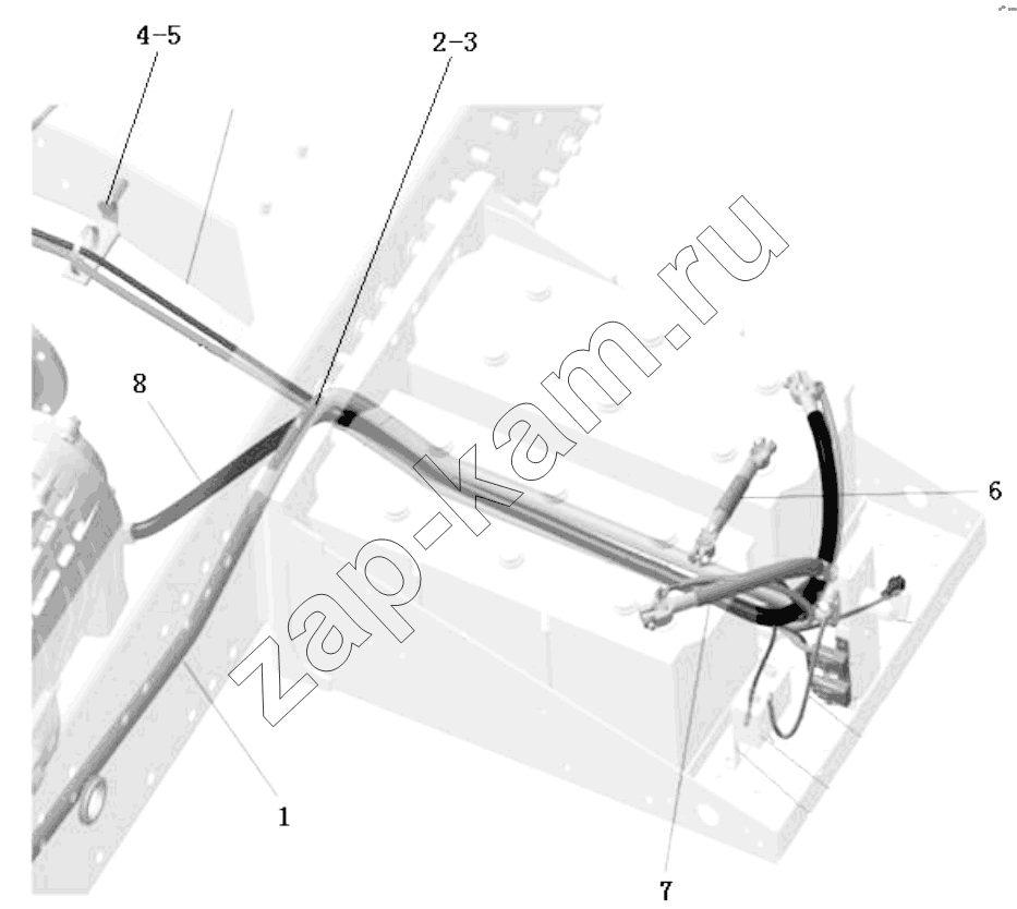 Схема/чертеж: CHASSIS APPLIANCES / NEW M3000 / WP7LNGE40 / Shaanxi Shacman SX5318GJBDT386TL