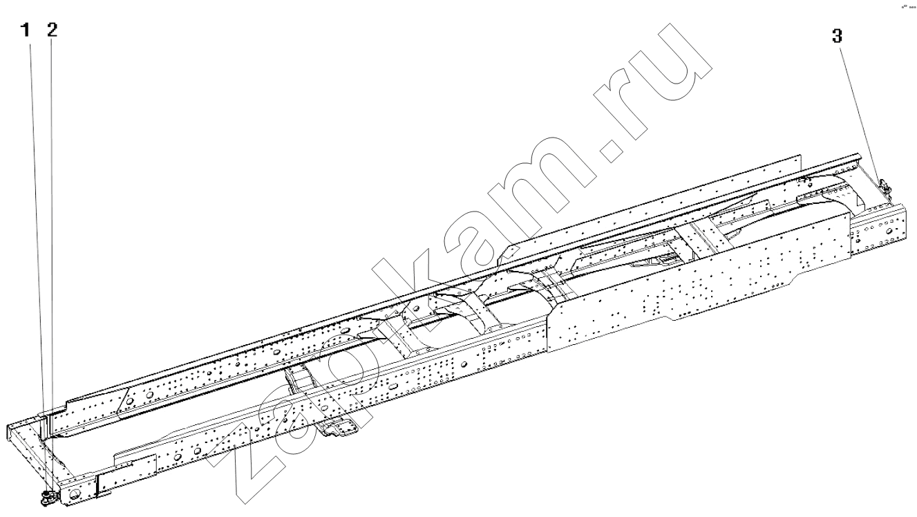 Схема/чертеж: DRAW GEAR / Shaanxi Shacman SX5318GJBDT386TL