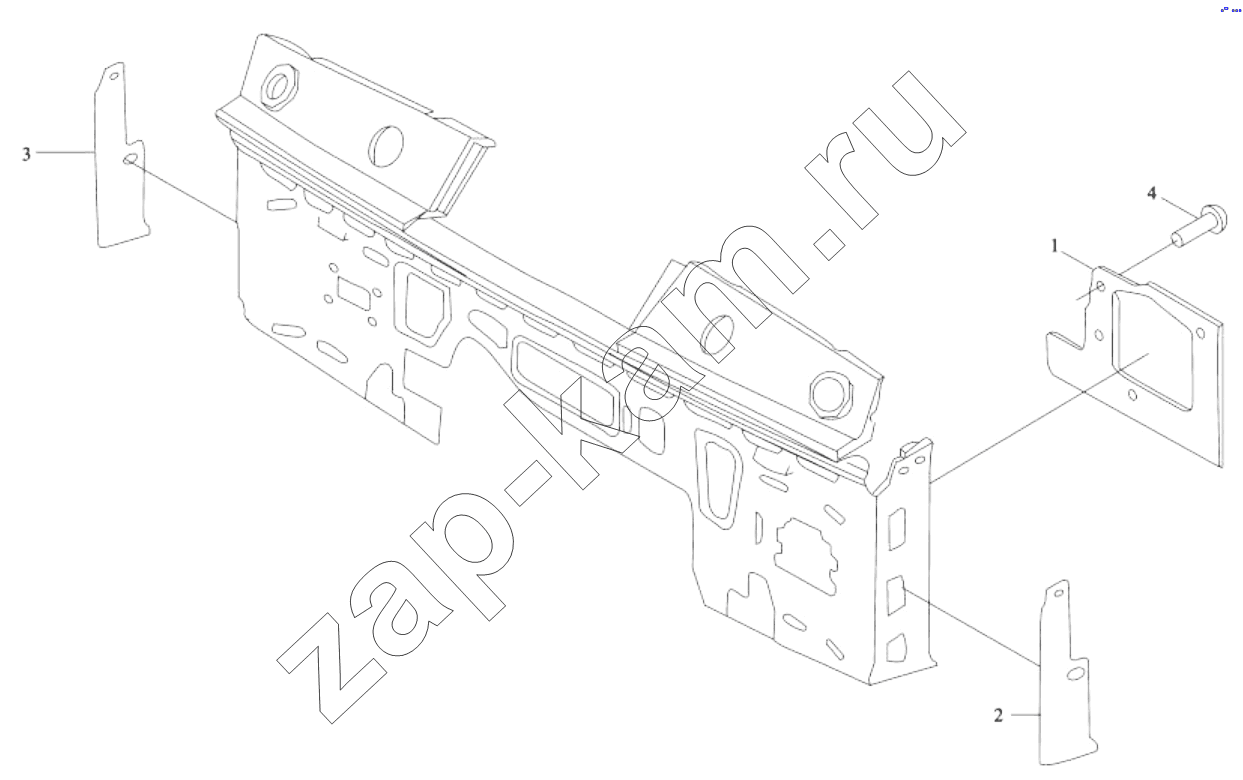 Схема/чертеж: DASHBOARD PANELLING / Shaanxi Shacman SX5318GJBDT386TL