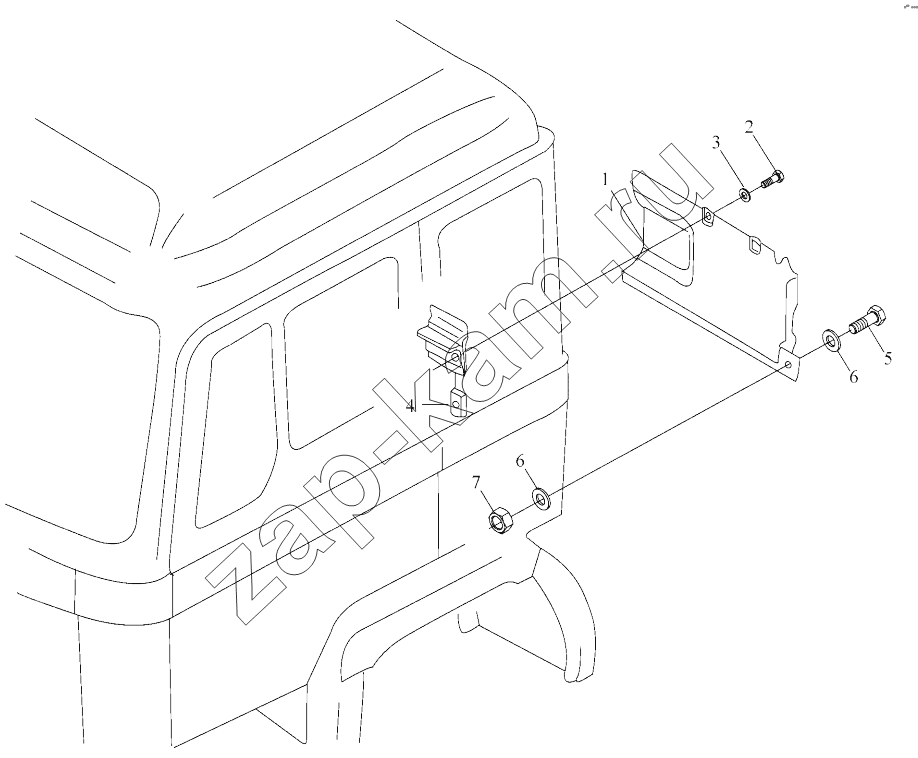 Схема/чертеж: DECORATIVE ASSEMBLY / Shaanxi Shacman SX5318GJBDT386TL