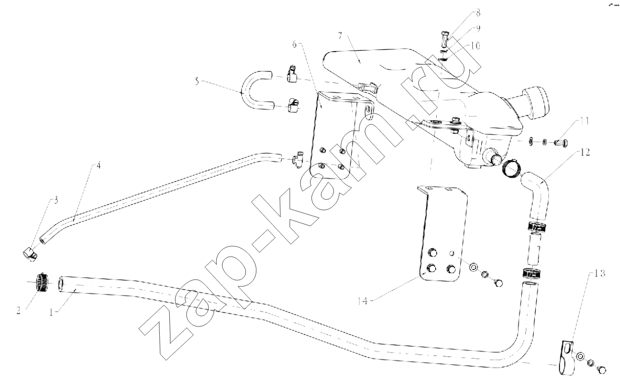 Схема/чертеж: EXPANSION BOX SYSTEM / Shaanxi Shacman SX5318GJBDT386TL