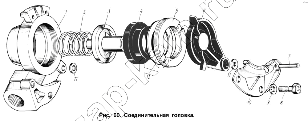 Схема/чертеж: Соединительная головка / ЗИЛ-131