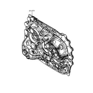 Проставка корпуса (плита, обойма подшипников) АКПП ZF 12TX 2210, 2215 TD/TO / ZF