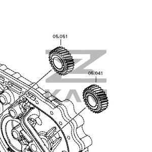 Шестерня (на АКПП ZF 12TX 2210 TD / TO Traxon) / ZF