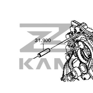 Штифт цилиндрический (на АКПП ZF 12TX 2210 Traxon) / ZF