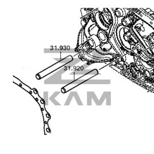 Штифт цилиндрический (на АКПП ZF 12TX 2210 Traxon) / ZF
