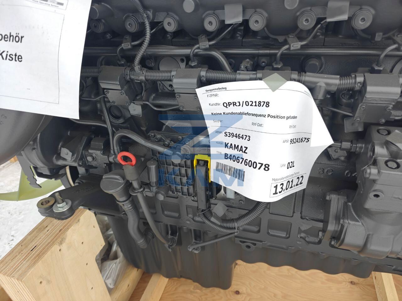 Двигатель OM 457 LA Mercedes (новый) на Камаз-5490, Axor