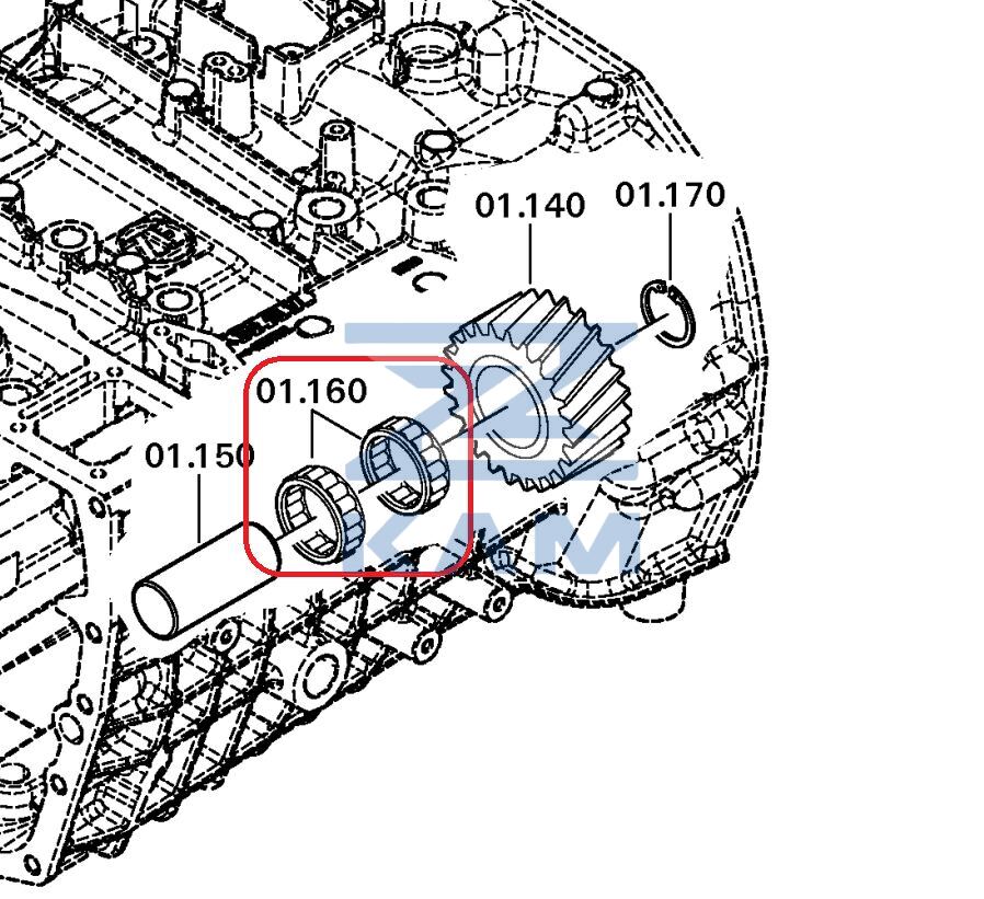 Сепаратор подшипника роликового ZF 40,0X60,0X26,0
