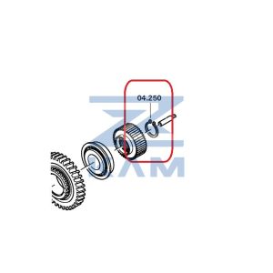 Стопорное кольцо ZF H= 2,45-2,95 (ан. 0730.303.166)
