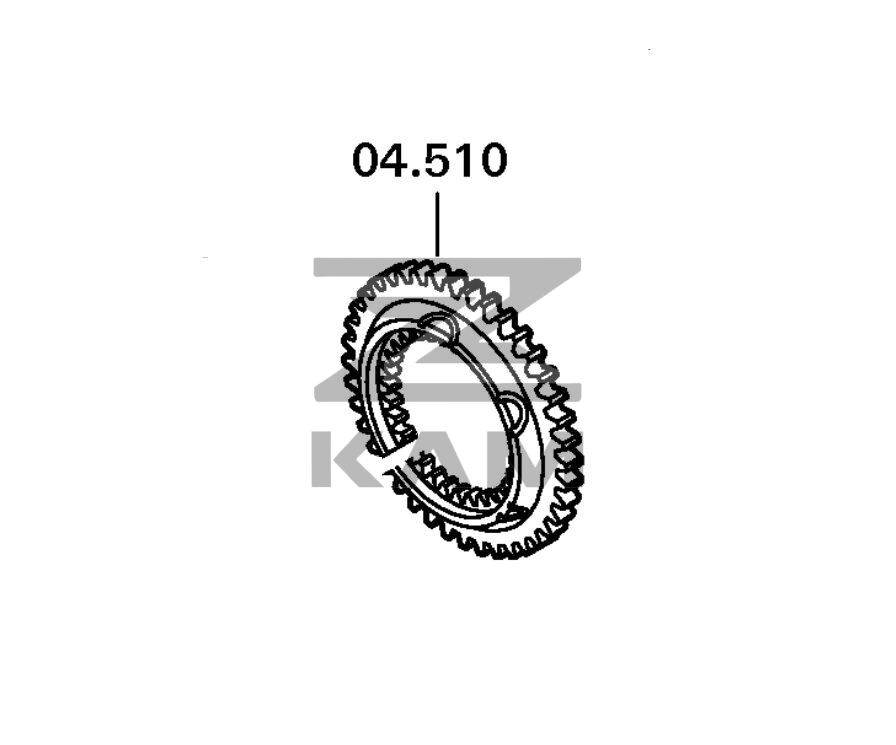 Корпус муфты синхронизатора ZF 9s1310 BK-119 O