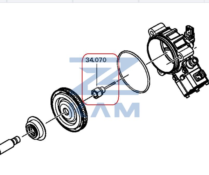 Толкатель ZF