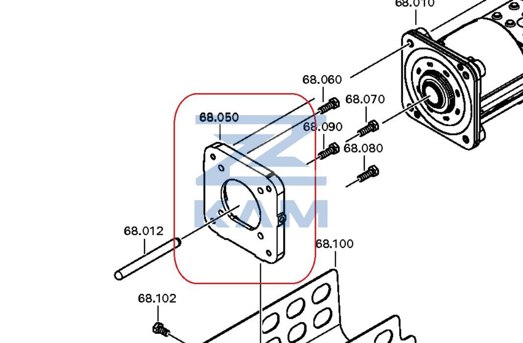 Пластина ПГУ КПП ZF 9AS 1310 / ZF