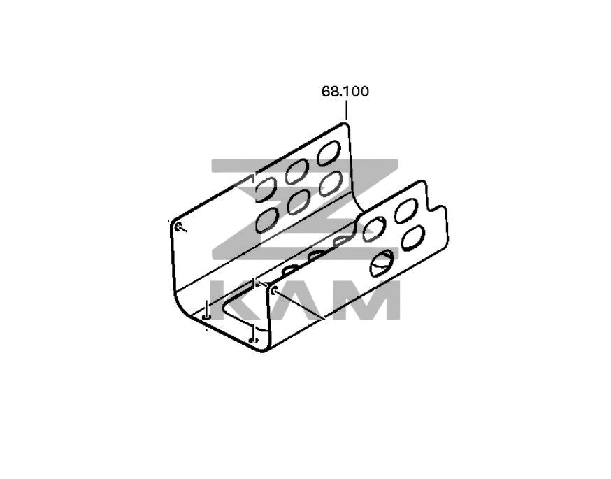 Крышка ПГУ КПП ZF 9AS1310