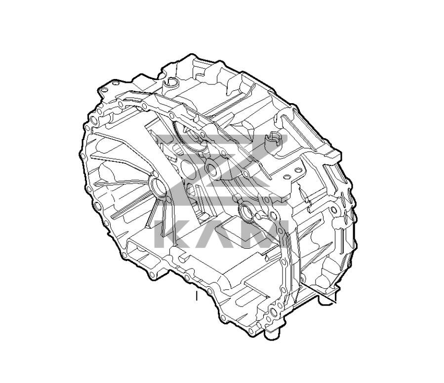 Корпус II КПП робот. 12AS 10AS Astronic (0769.173.732) / ZF
