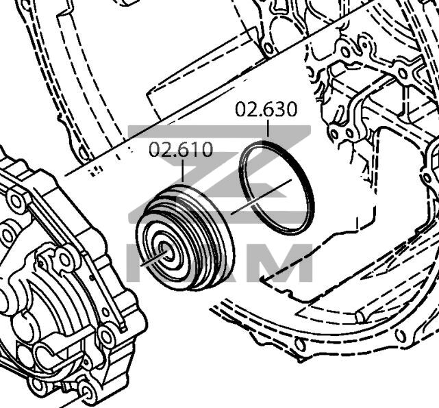 Поршень ZF 12AS AstronicKPL. / ZF