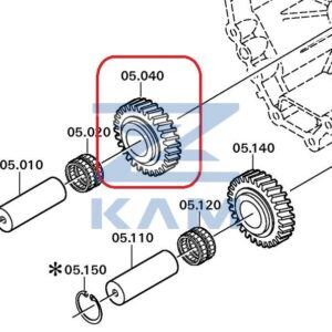 Шестерня заднего хода RG (z29) АКПП ZF 12AS Astronic / ZF