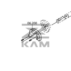 Деталь распорная штока переключения ZF 12AS Astronic / ZF
