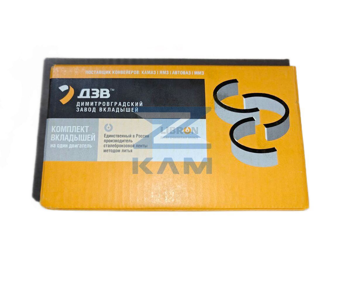 Вкладыши шатунные Р0 на Камаз 740 Евро-0,1,2 Стандарт (d=80.00) / ДЗВ - Федерал Могул