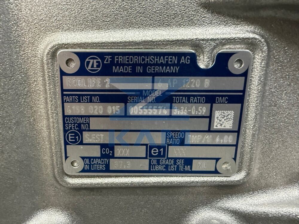 КПП ZF - 6AP 1220 B Ecolife 2 (ан. 4188.020.015) / ZF