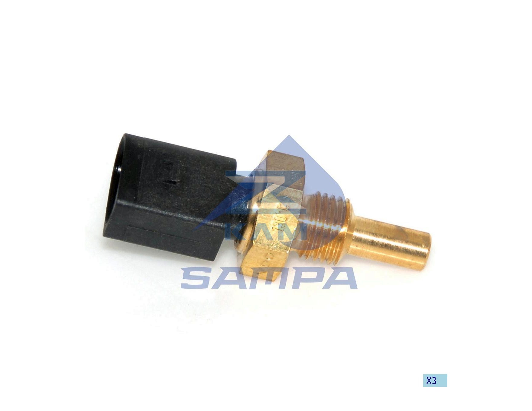 Датчик температуры охлаждающей жидкости (А0041534228) / Sampa