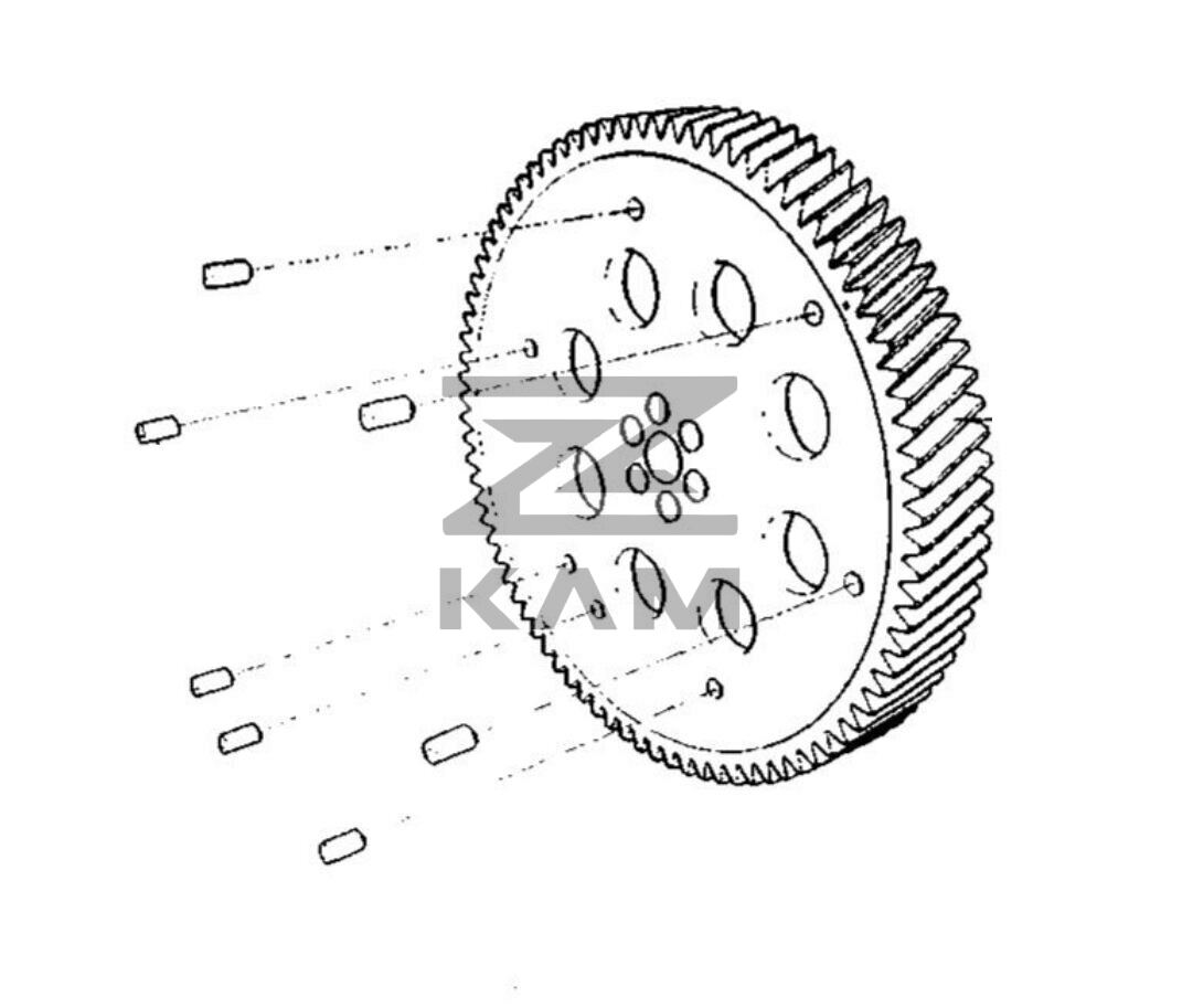 Шестерня распредвала двиг. 910 Р6 а/м КамАЗ 54901 (в сборе) / КАМА ДИЗЕЛЬ