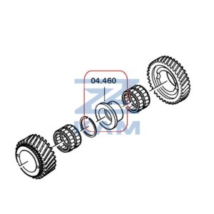 Втулка КПП ZF 9s1310 (ан. 1304.304.050) / ZF