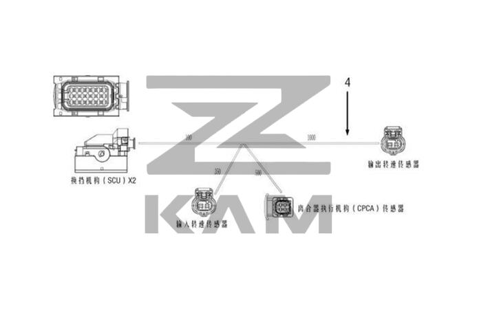 Жгут проводов в сборе КПП FastGear 12JZ24 / FG